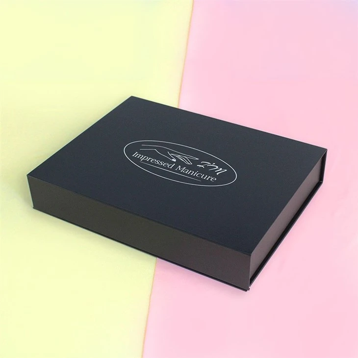 Black magnetic gift box with  EVA insert