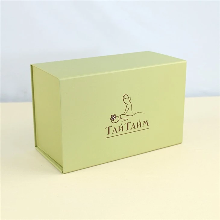 Customized Light Green Folding Magnetic Box (6)